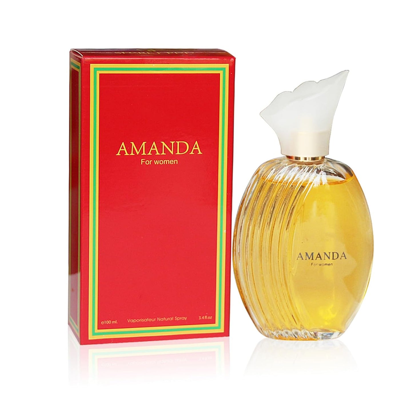4-Pc Women's Eau de Parfum Collection - Fresh Scents in Shimmering Pink, Amanda, Pure Scent & Cool Ocean | 3.4 Fl Oz Each