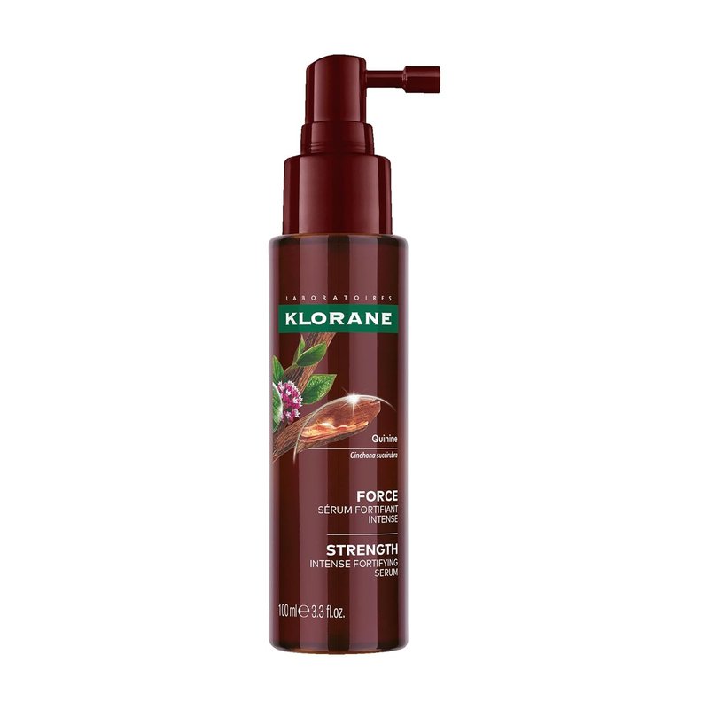 Klorane Intense Strengthening Serum - Natural Hair Thinning Solution for Thicker, Stronger Hair - 3.3 fl. oz.
