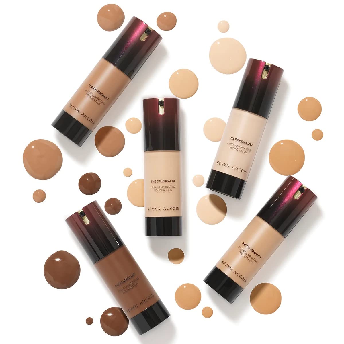 Kevyn Aucoin The Etherealist Skin Illuminating Foundation, EF 08 (Medium) shade: Comfortable, shine-free, smooth, moisturize. Medium to full coverage. Makeup artist go to. Even, bright & natural look