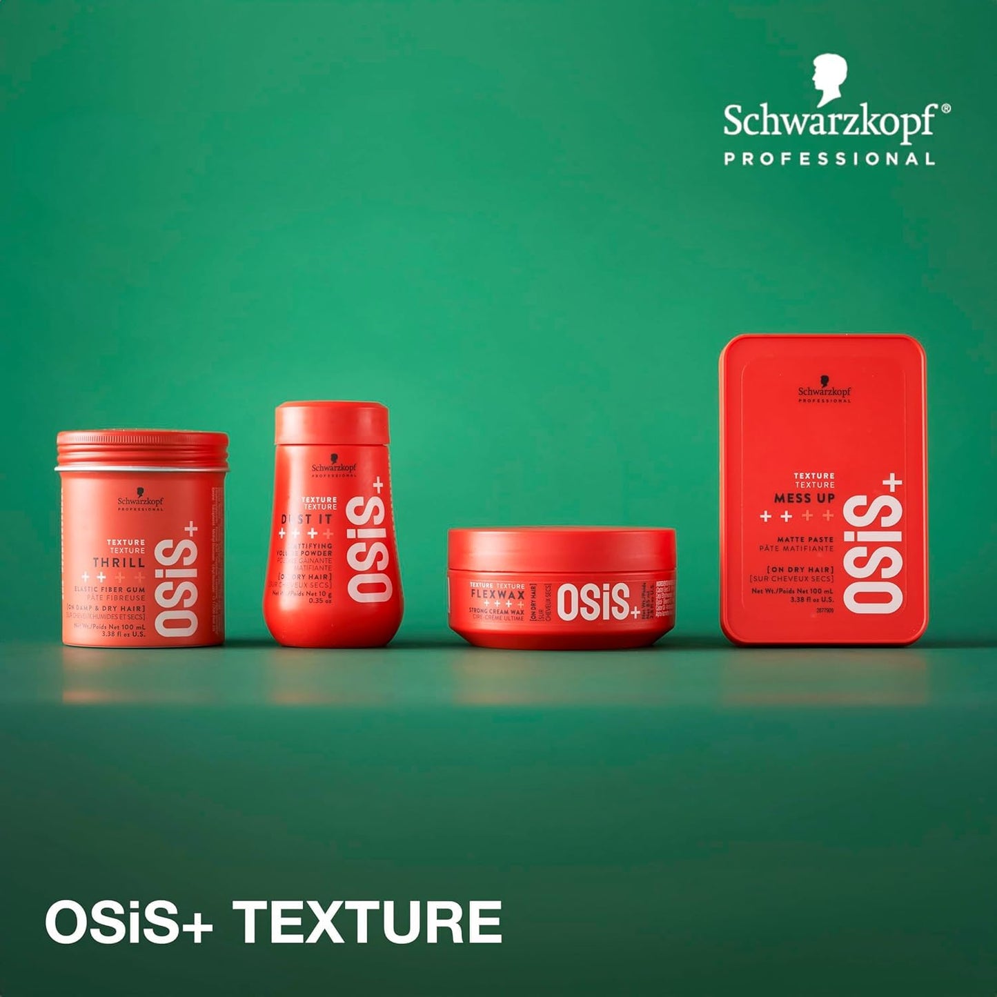 OSiS+ Dust It Volume Powder - Mattifying & Texturizing Hair Styling Powder | Strong Hold & Control