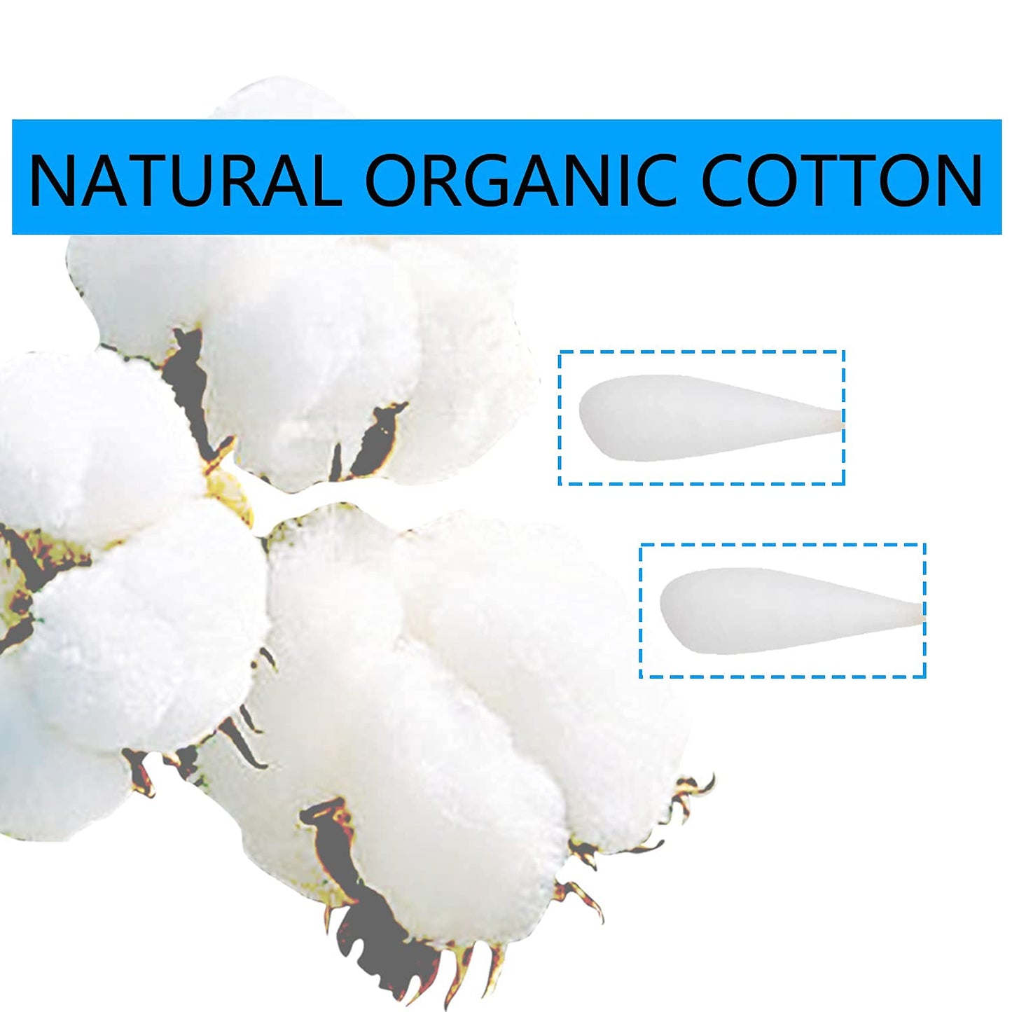 Long Cotton Swabs - 600pcs 6 Inch for Pets, Gun Cleaning & Makeup | Large Size