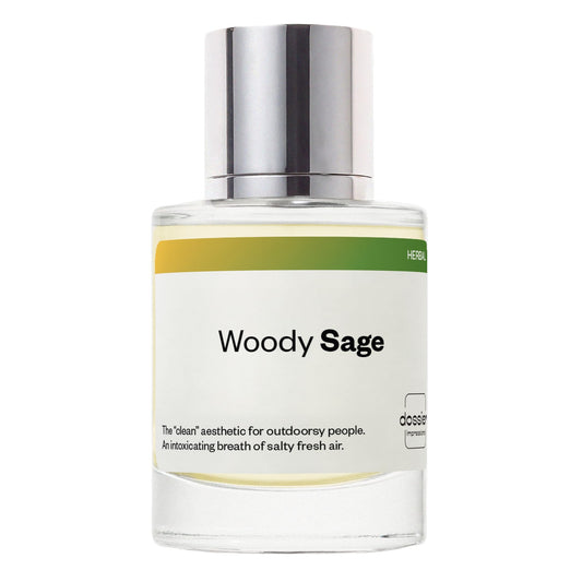 Dossier - Woody Sage - Eau de Parfum - Inspired by Wood Sage & Sea Salt - Long-Lasting Fragrance - Unisex - 1.7 fl oz (50ml)