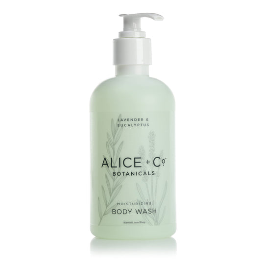 Alice + Co. Body Wash | Lavender & Eucalyptus | Hotel Bath Amenities | Fairfield by Marriott | 8.5 oz Body Wash