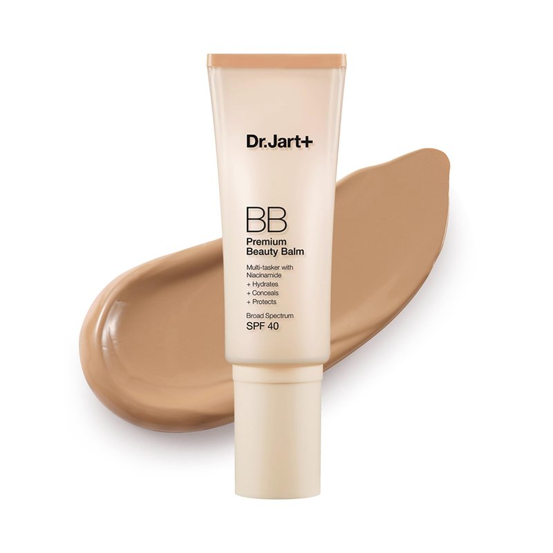 Dr.Jart+ Premium BB Korean Tinted Moisturizer with SPF 40 and Niacinamide | bb cream | Skin Tint | Korean Makeup, Medium-Tan, 1.35 Fl Oz
