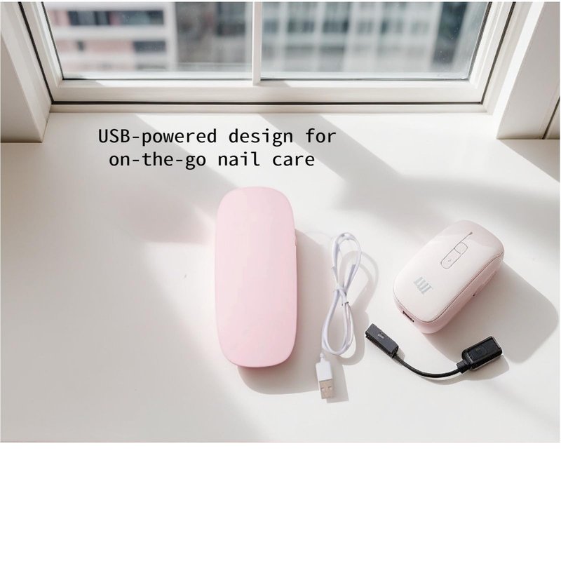 LED Nail Light for Gel Nail Stickers - Max 6W, 2 Timers (60s/120s), Portable Light for Curing Gel Nail Art, Gel Stickers