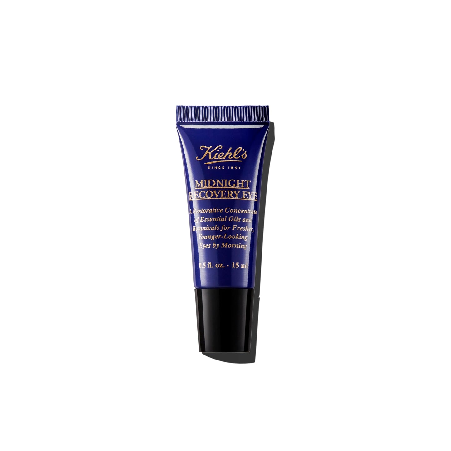 Kiehl's Midnight Recovery Eye Cream for Dark Circles & Eye Puffiness, Nightime Eye Treatment, Smooths Undereye, with Butcher's Broom Extract, Lavender Essential Oil & Evening Primrose Oil - 0.5 fl oz