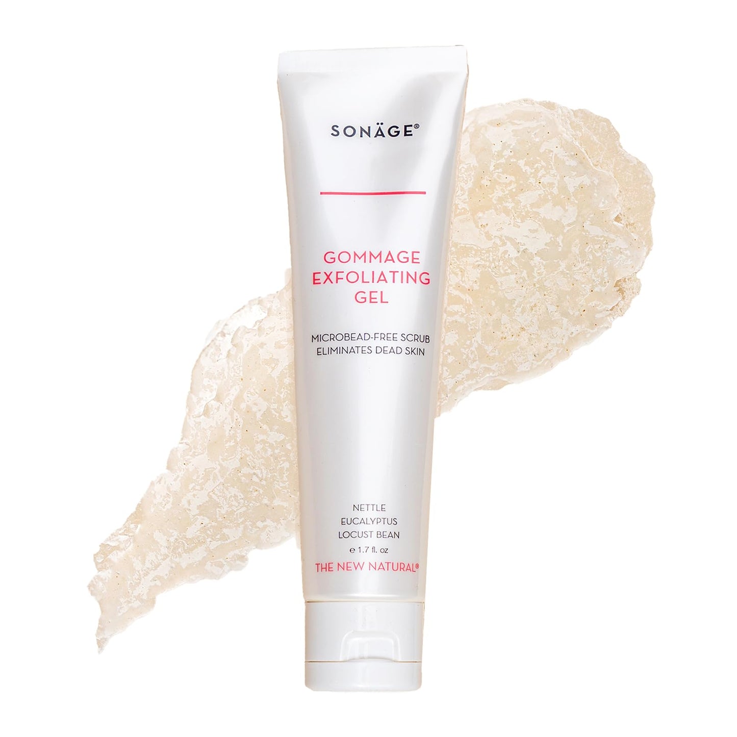 Sonage Gommage Exfoliating Gel – Gentle Gommage Exfoliant for Face | Facial Peeling Gel Removes Dead Skin, Brightens & Smooths | Non-Abrasive Face Exfoliant Scrub | Clean, Vegan Skincare (50 ml)
