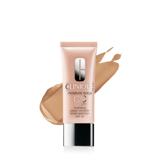 Clinique Moisture Surge Daily CC Cream Hydrating Colour Corrector Broad Spectrum SPF 30 For All Skin Types | Medium Coverage, Natural Finish, Medium Deep, 1.35 Fl Oz