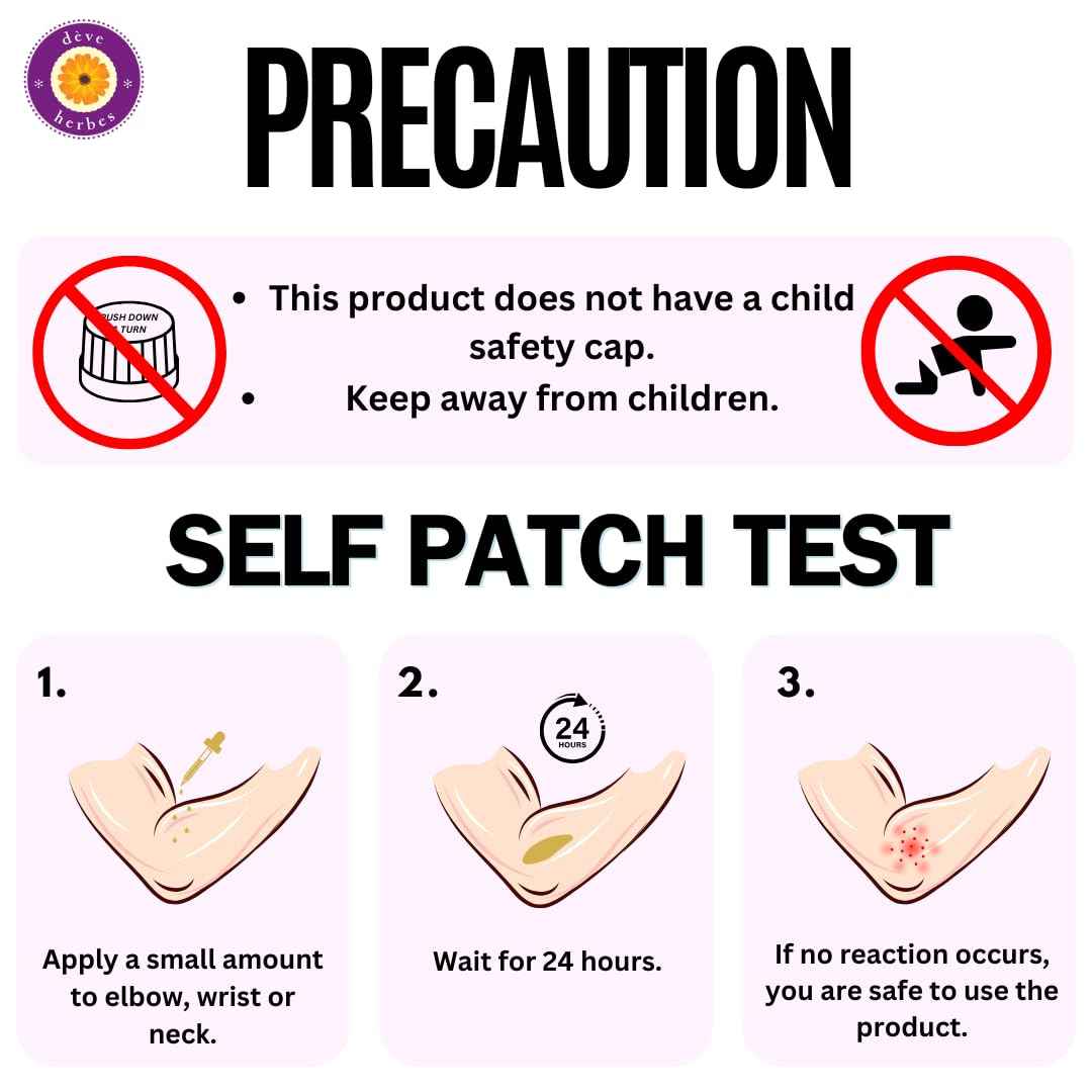 dève herbes Vitamin E Oil with Glass Dropper | Infused | Pure | Non-Sticky | Lightweight | For Facial Care | Men & Women | 100ml (3.38 oz)