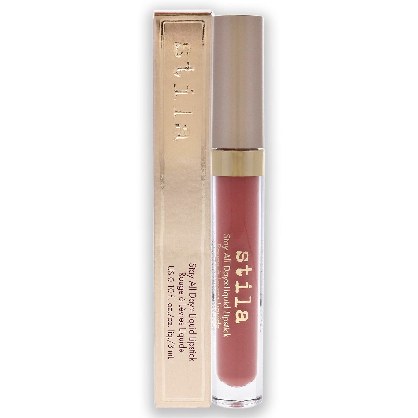 stila Stay All Day® Liquid Lipstick, Matte | Long-Lasting Color Wear, No Transfer or Bleed | Hydrating & Lightweight with vitamin E & Avocado Oil for Soft Lips | Romanza,H18 .10 Fl. Oz.