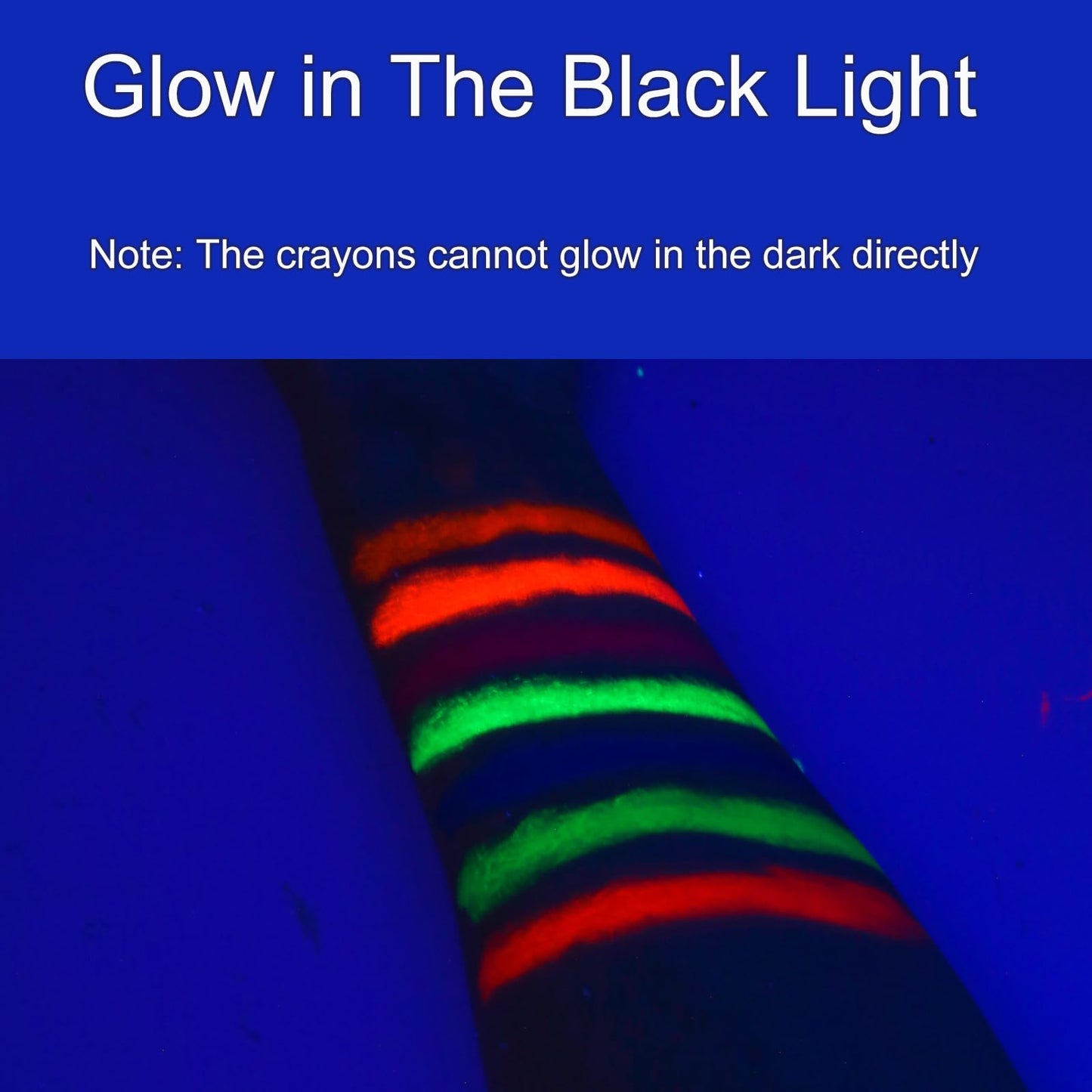 10 Color Glow in The UV Black Light Face Body Paint for Adult, Blacklight Glow Sticks Makeup Neon Face Painting Kits for Halloween Glow Party Supplies