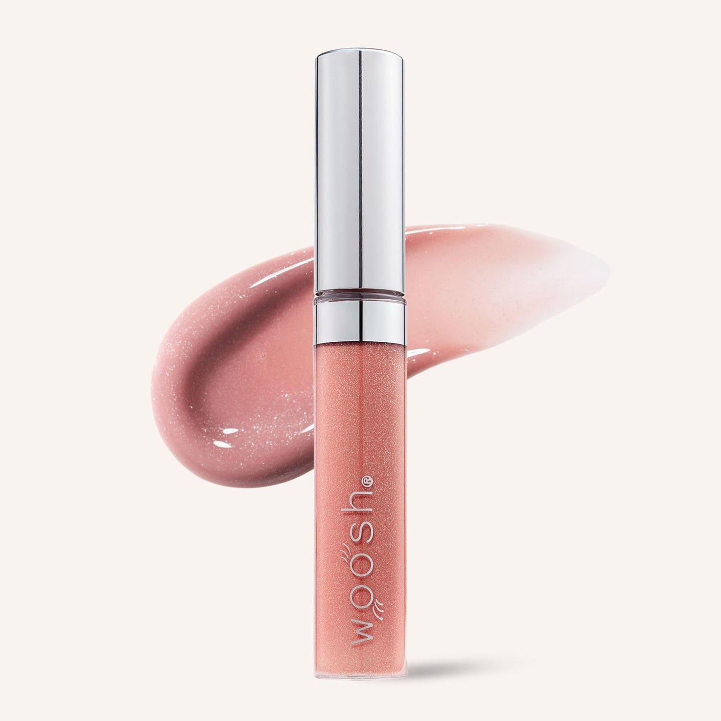 Spin-On Lip Gloss | Hydrating Hyaluronic Acid & Shea Butter for No Fine Lines - Vegan, Cruelty-Free, Veil
