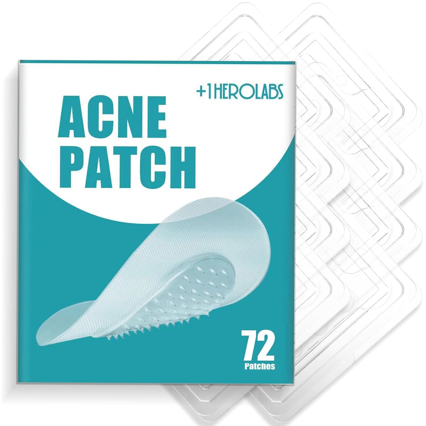 Microdart Acne Patch - Hyaluronate & Salicylic Acid Hydrocolloid Treatment for Deep Blemishes | 72 Patches