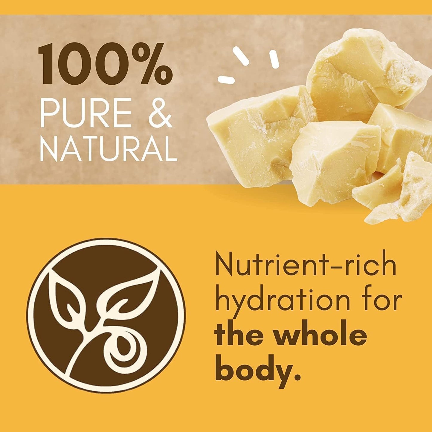 Cocoa Butter Stick - 100% Pure Moisturizing Balm for Skin | 1 oz (Pack of 9)