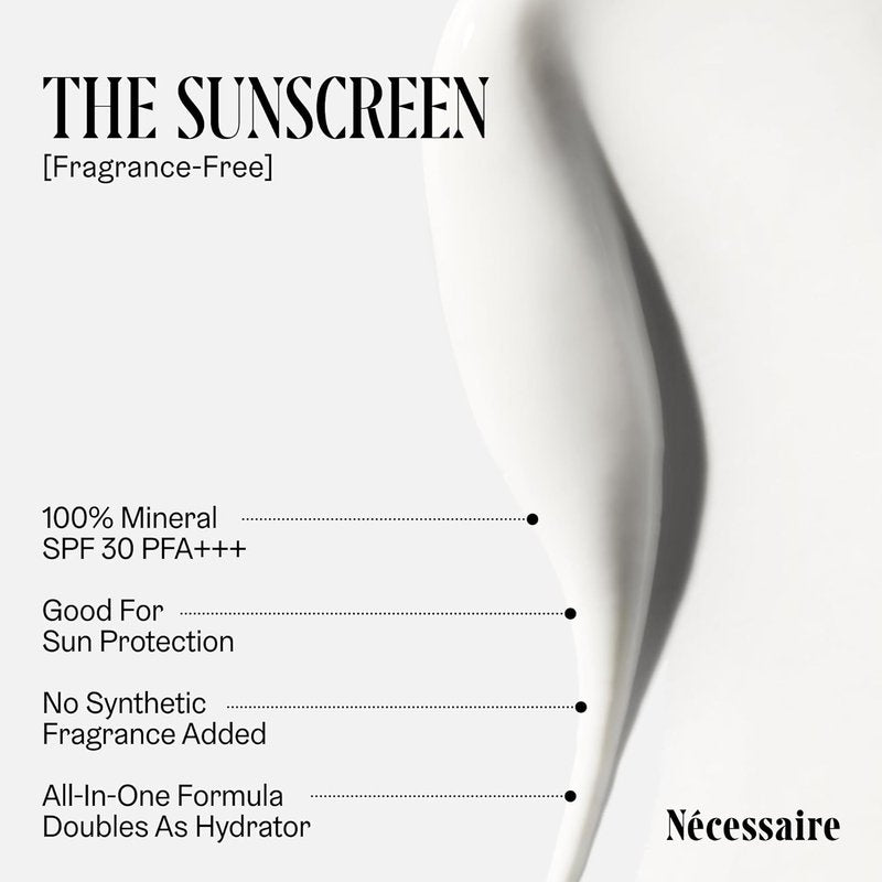 Mineral Sunscreen SPF 30 - Hydrating Zinc Oxide Formula | 5.1oz, Broad Spectrum Protection