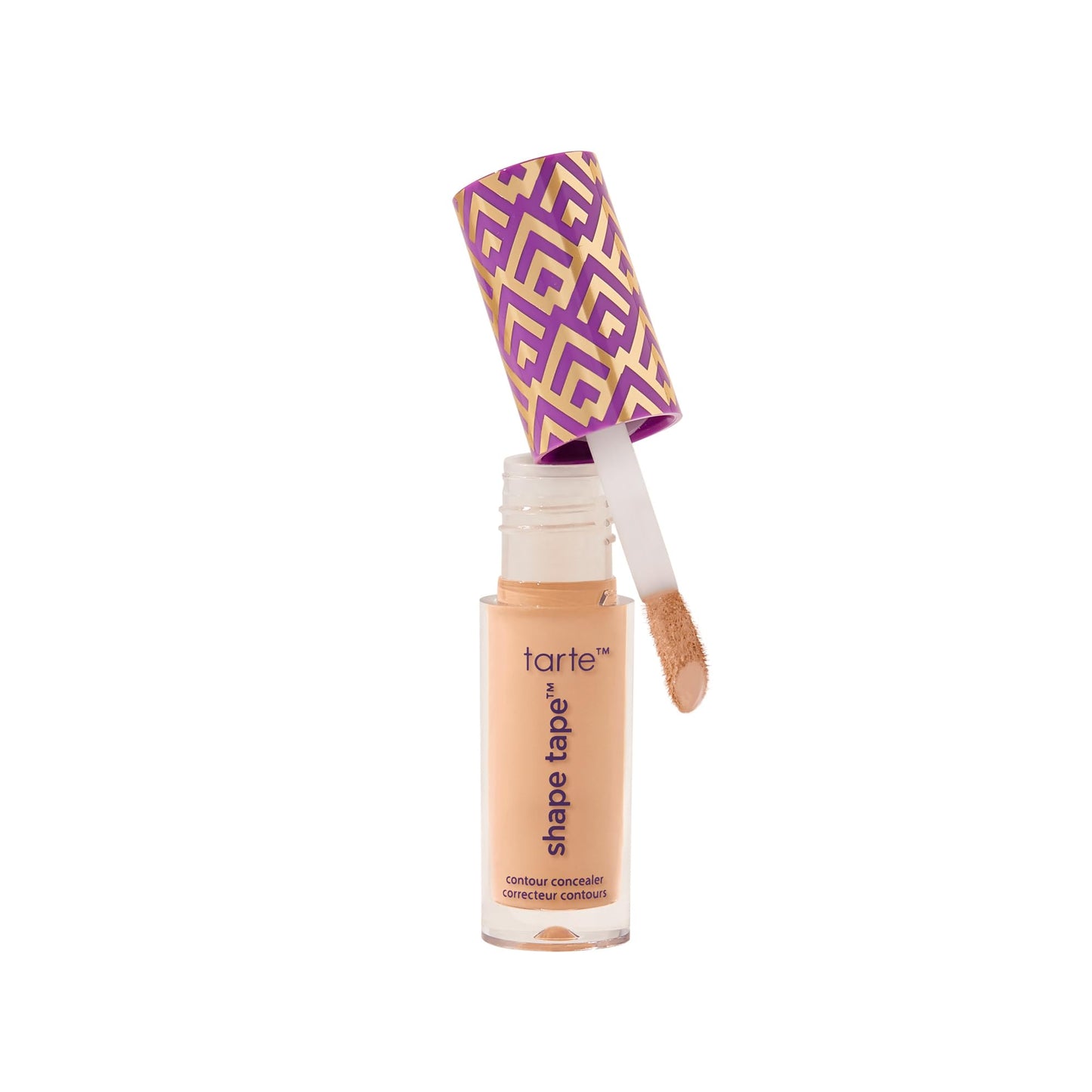 tarte shape tape concealer – Full-Coverage Creaseless Soft Matte Finish, Brightening Under-Eye & Face Makeup, 16hr Longwear, Vegan & Cruelty-Free, travel size, 27H light-medium honey