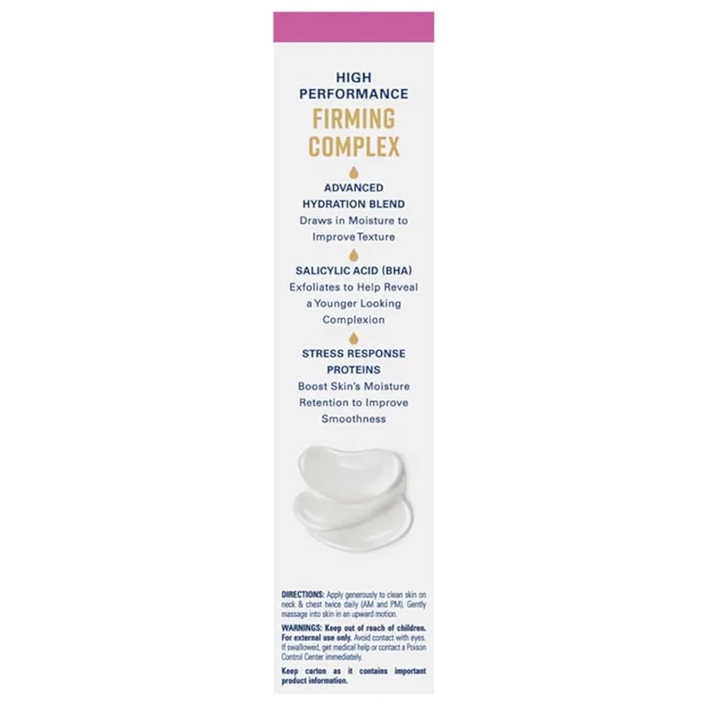 Gold Bond Neck & Chest Firming Cream - Clinically Tested Skin Tightening | 2 oz (Pack of 2)