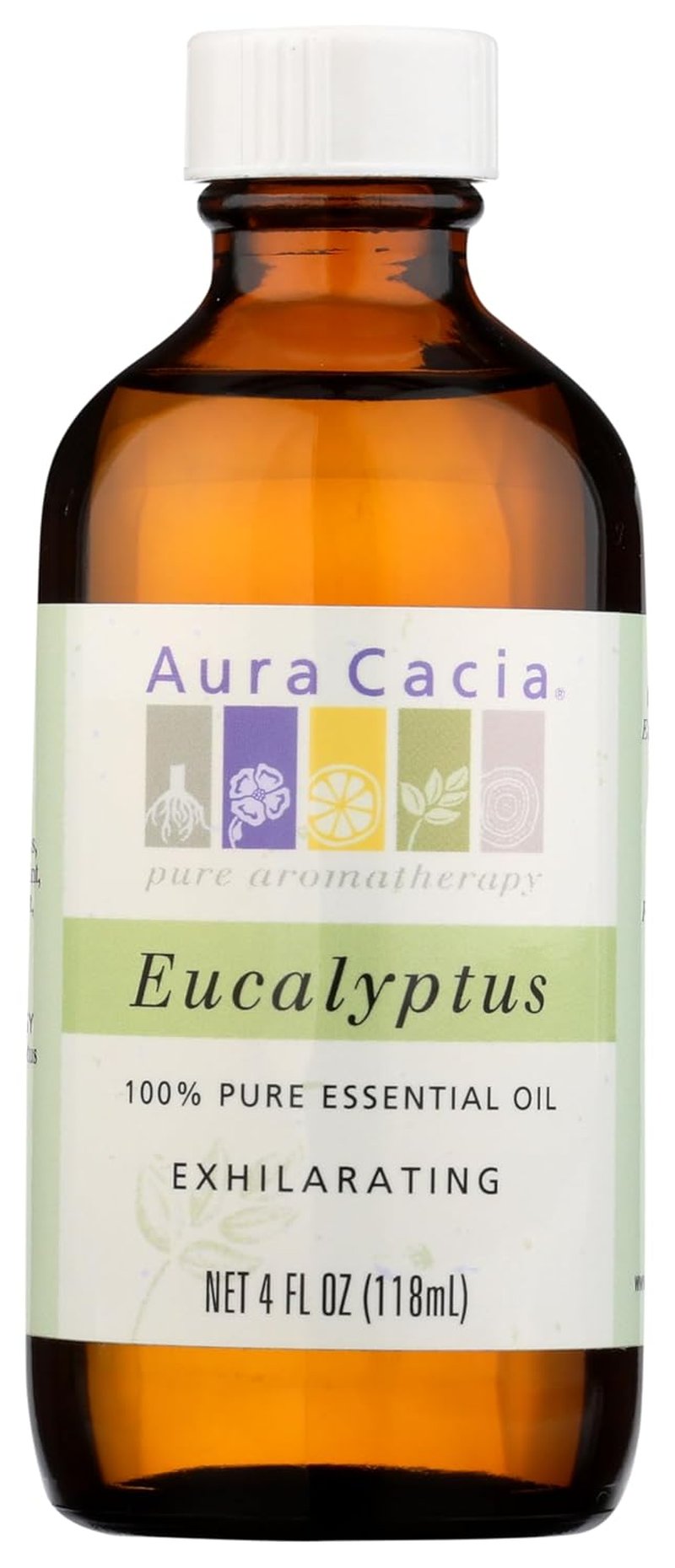 Aura Cacia Eucalyptus Essential Oil - 100% Pure 4 Ounces | Aromatherapy & Wellness