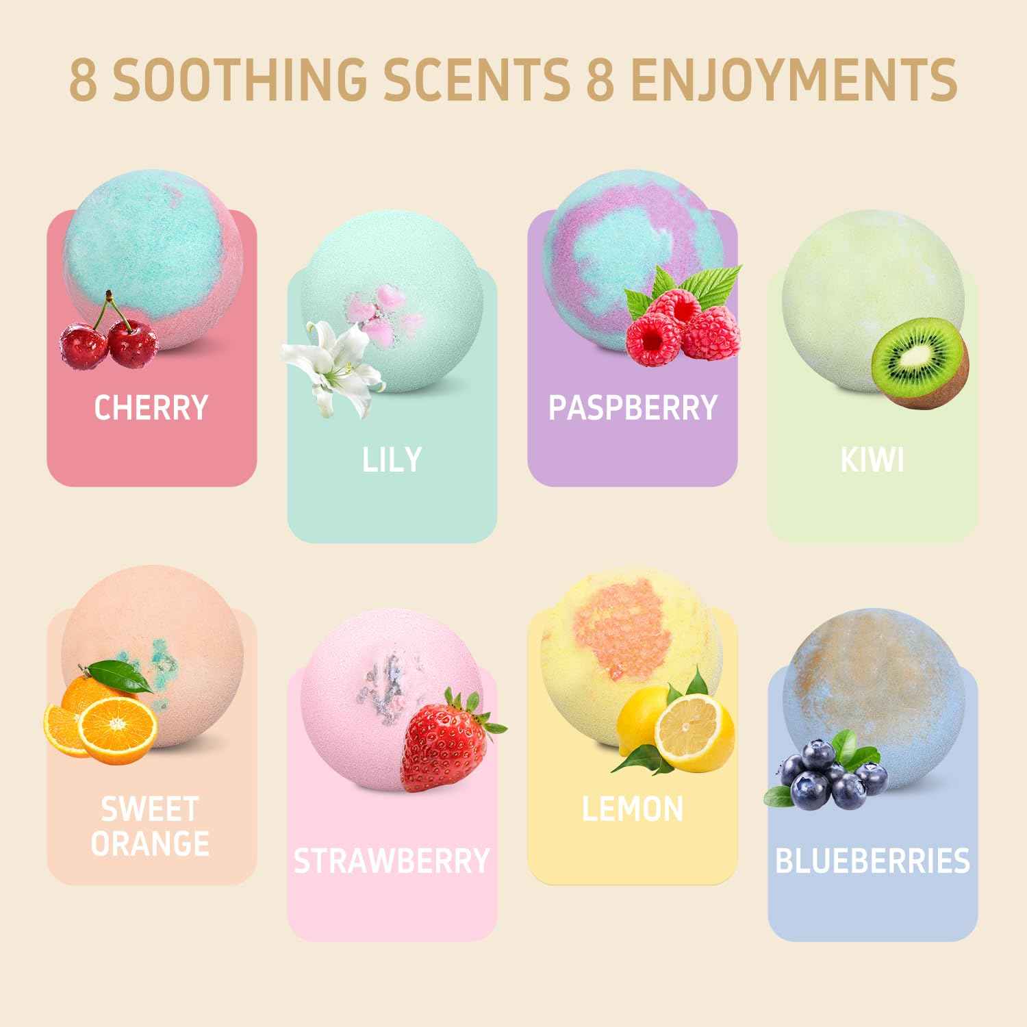 Bath Bombs Gift Set Handmade Natural Bath Bomb for Women Floating Bubble with Pure Essential Oil for Self Care & SPA Relaxation, Birthday Mothers Day Valentines Christmas Gifts, Girlfriend