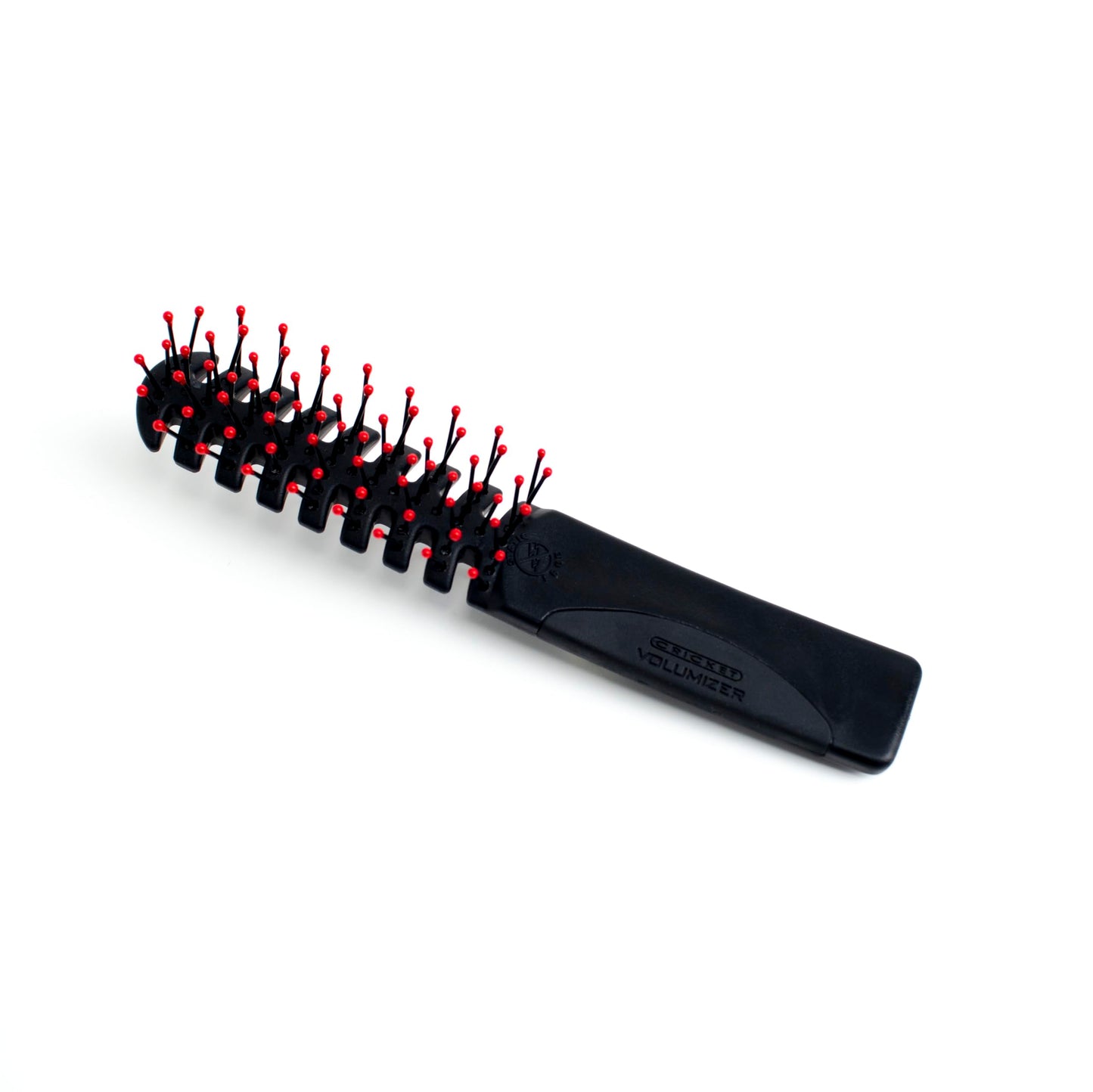 Cricket Static Free Volumizer Hair Brush - Blow Drying, Styling, and Detangling All Hair Types, Long, Short, Thick, Thin, Curly, Straight, and Wavy (Black)