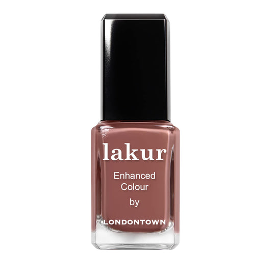 LONDONTOWN lakur Nail Polish, Nude & Brown Shades, Mudslide