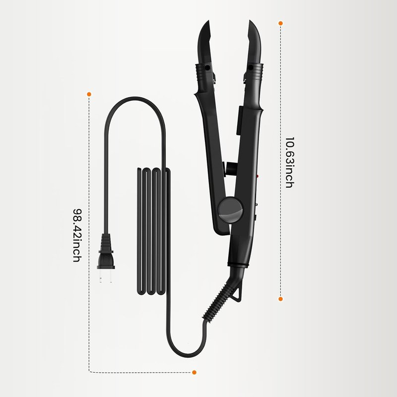 Professional Hair Extension Tools - Ktip Fusion Heat Iron Connector Kit | Adjustable Temperature Wand