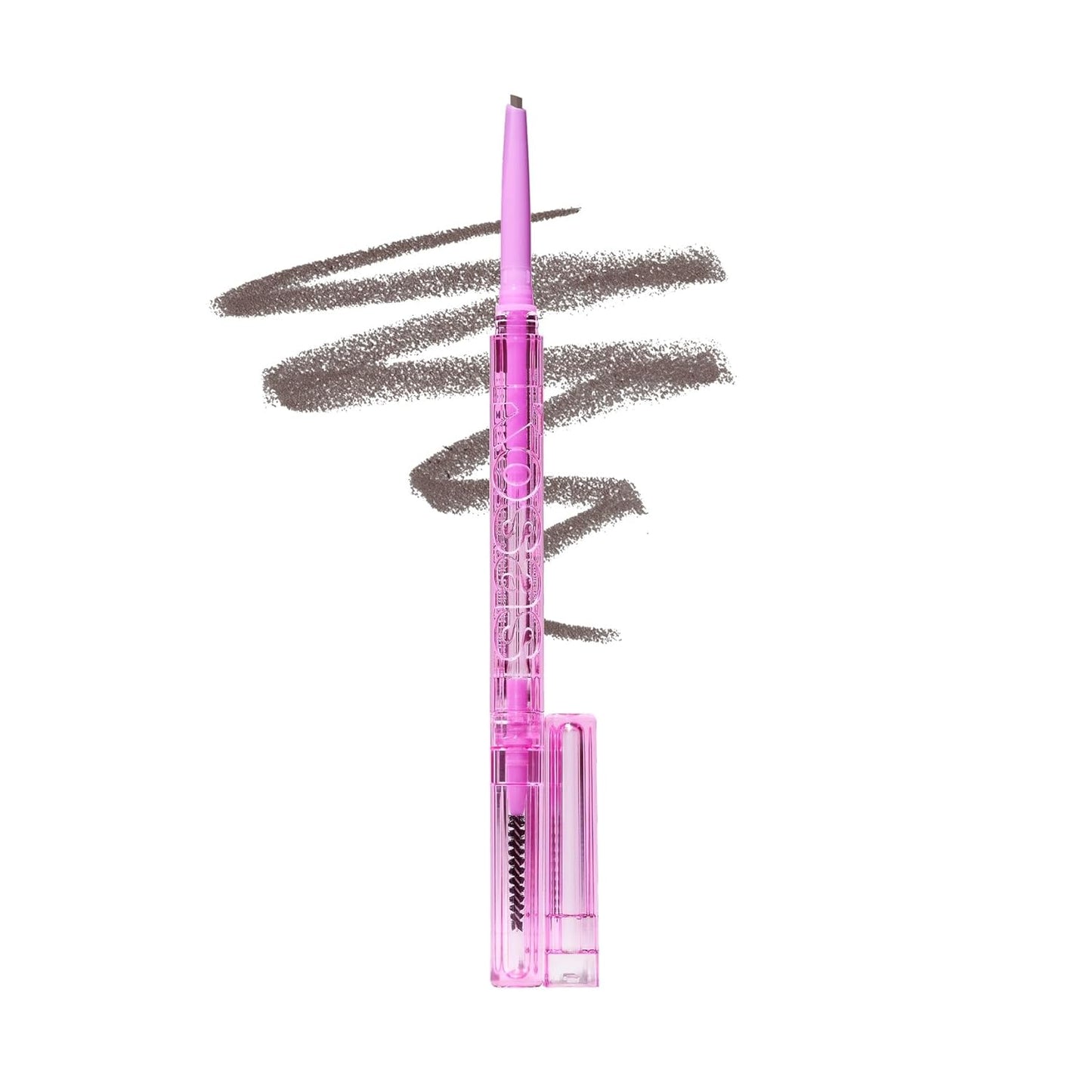 Kosas Eyebrow Pencil - Long-Lasting Brow Pop with Spoolie | Grey Shade