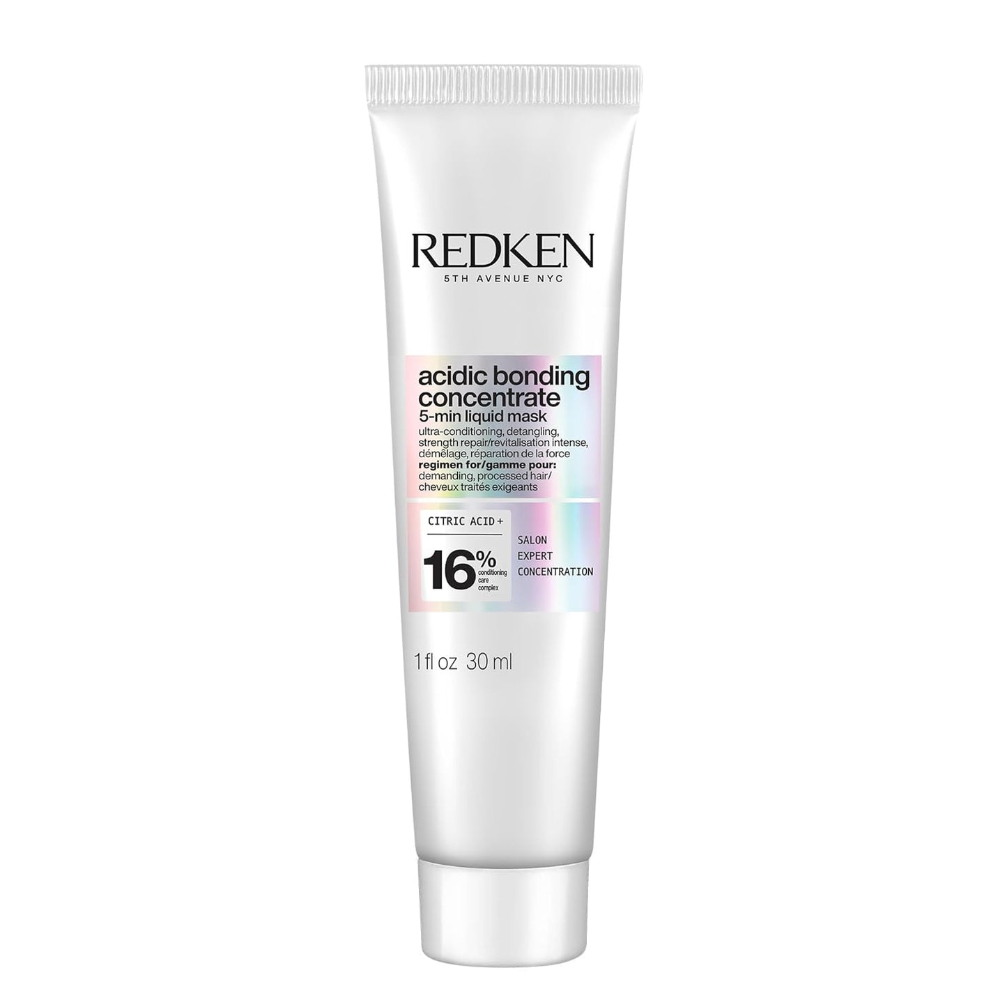 Redken Acidic Bonding Concentrate Hair Mask - Hydrating Bond Building Formula for Dry, Damaged Hair | 5-Minute Treatment