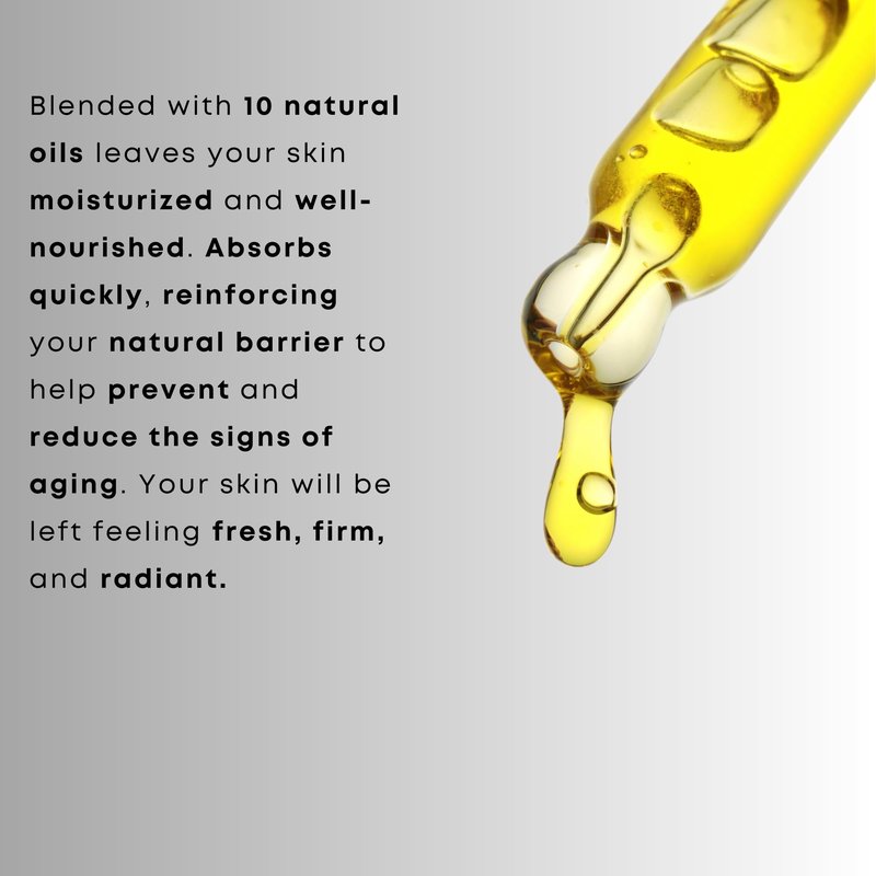 Marula Nourishing Facial Oil - Anti-Aging Serum: Minimize Pores, Diminish Lines, and Wrinkles for Plump Hydrated Skin and Improve Skin Barrier with 10 Natural Oils - 1 oz by Georgette Klinger