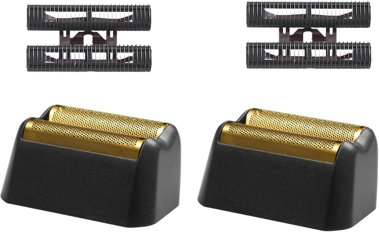 Pro 5 Star Series Finale Shaver Replacement Foil and Cutter Bar Assembly Compatible with wahl Shaver Model 7031-100/7043-100-For men's shaving- 2Pcs Black