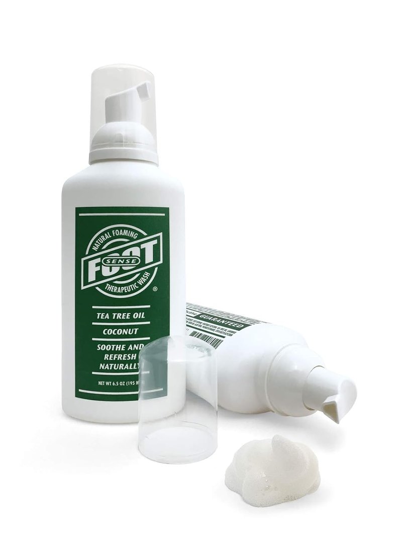 Tea Tree Oil Foaming Foot & Body Wash - Natural Deodorizing Soap for Smelly Feet & Skin | 6.5oz