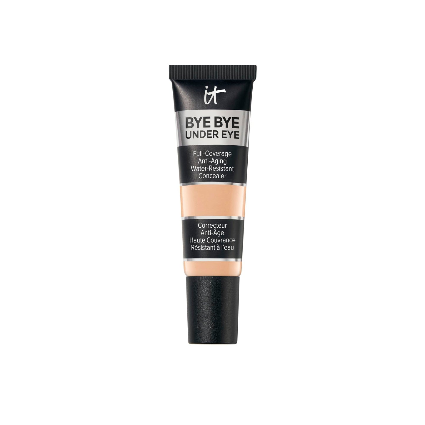 IT Cosmetics Bye Bye Under Eye Concealer (Light Buff) - Waterproof, Full Coverage Brightening Concealer For Dark Circles, Fine Lines, Redness & Discoloration, Anti-Aging, 24H Wear - 0.4 fl oz