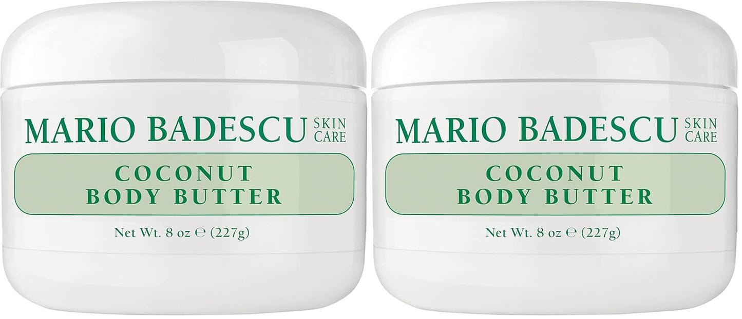 Mario Badescu Coconut Body Butter - Nourishing Body Moisturizer for All Skin Types | Smooth & Radiant Skin