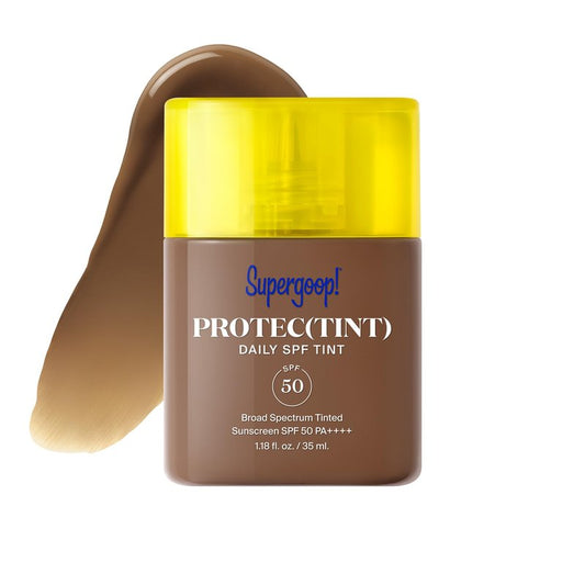 Supergoop! Protec(tint) Daily Skin Tint SPF 50 - 46N - Light, Buildable Coverage for Immediately Smooth, Even-Looking Skin - Natural Finish