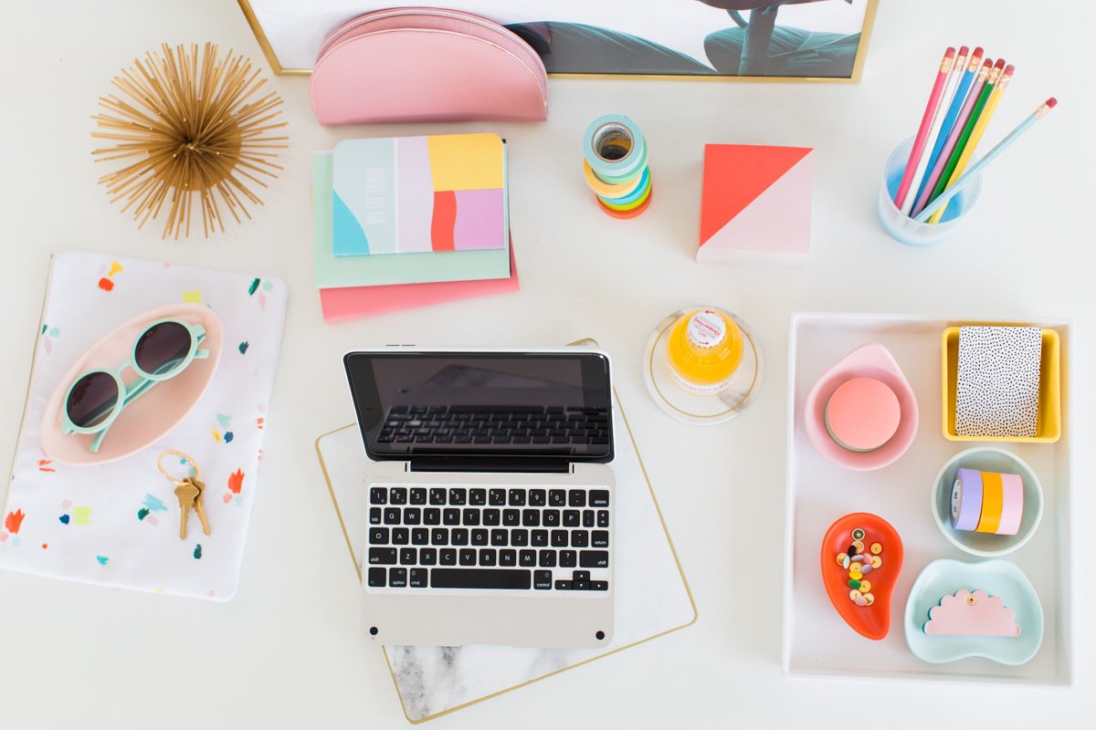 Sugar & Cloth Ombre Plastic Tumbler Glass Set, 4-Piece