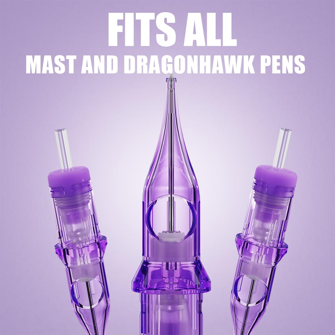 Tattoo Cartridge Needles - #10 Bugpin 13RM Round Magnum - 20 Count Disposable for Rotary Tattoo Machine