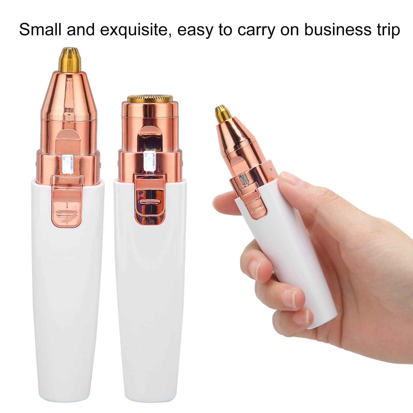 Hair Remover for Women,Rechargeable Eyebrow Trimmer & Hair Remover 2 IN 1 Eyebrow and Painless Hair Remover Eyebrow Lips Body Hair Removal for Women with