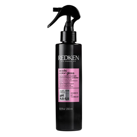 Redken Acidic Color Gloss Heat Protection Leave-In Treatment Spray For Color Treated Hair - Conditions and Adds Hair Shine, Heat Protectant Leave In Conditioner