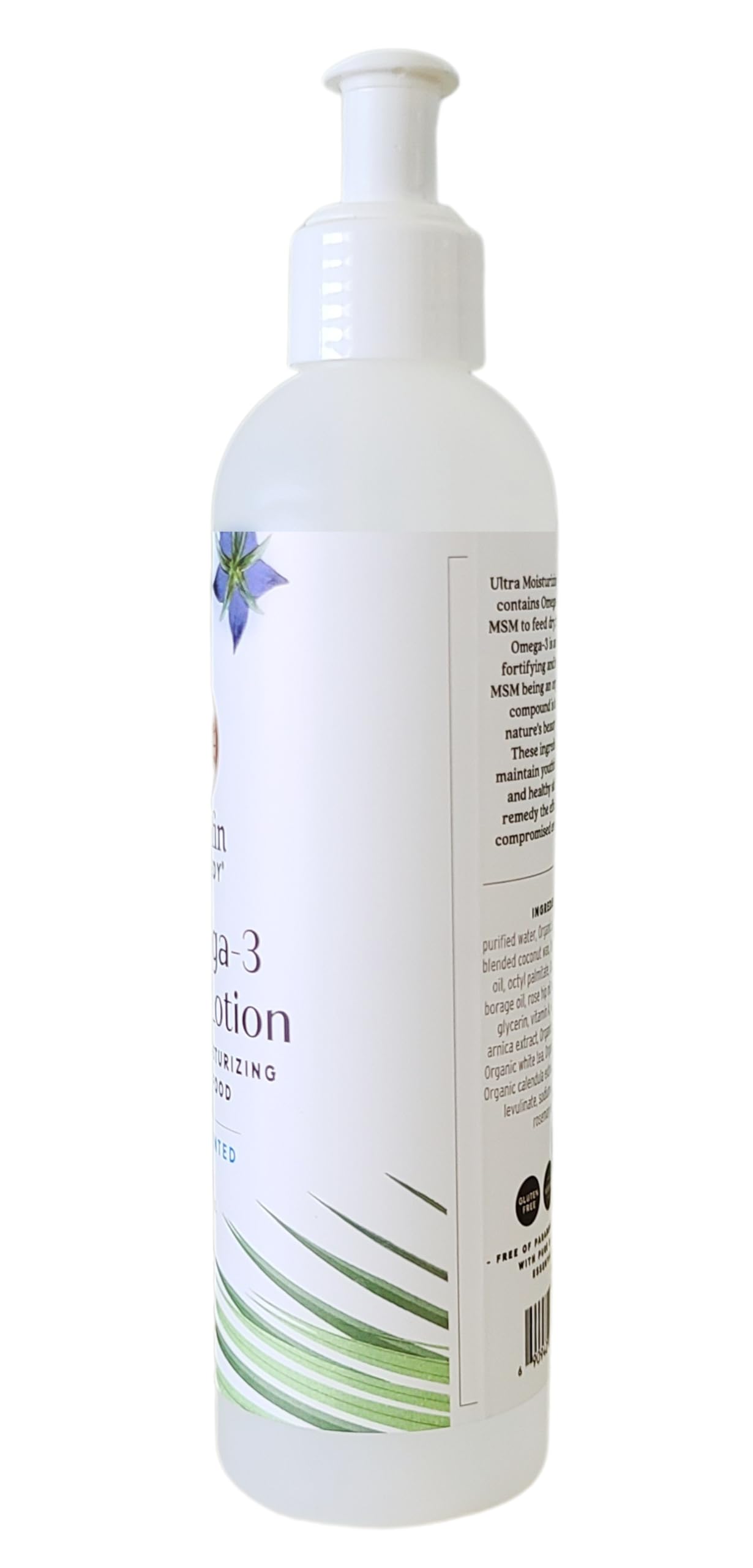 Griffin Remedy Omega-3 Body Lotion-Unscented with Organic MSM and Essential Oils, Ultra Moisturizing, All Natural, Paraben Free, Sulfate Free 8 fl oz