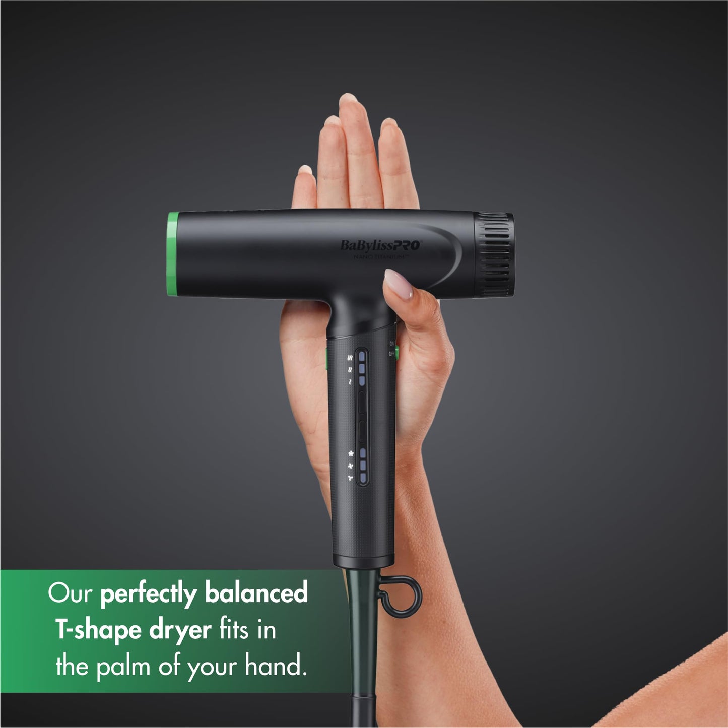 BaBylissPRO Nano Titanium Limited Edition Professional Nano Light Ionic Hair Dryer (Tomb45 Collection)