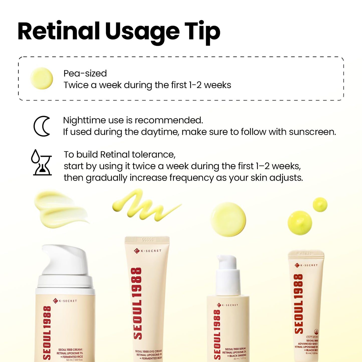 K-SECRET SEOUL 1988 Retinal Serum – Formulated with Advanced Retinal Liposome 2% and 58% Black Ginseng Extract | Fine Lines and Skin Texture Care Serum | Korean Skincare, 30ml / 1.01 fl oz