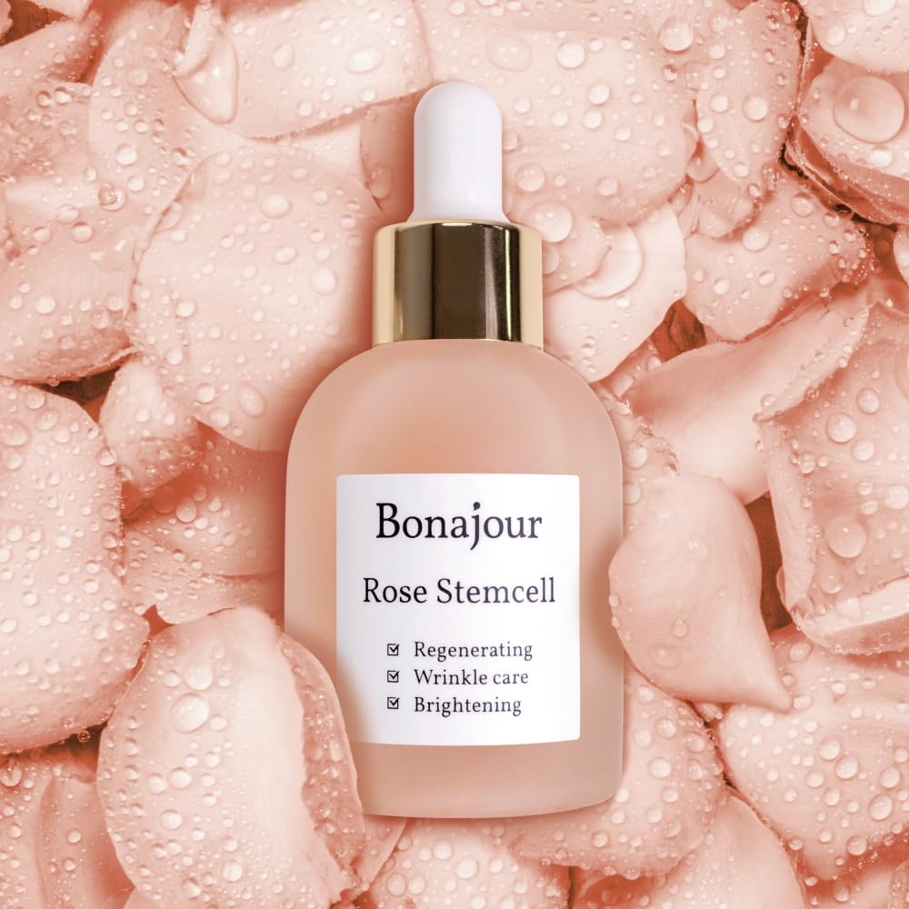 [BONAJOUR] Rose PDRN Stem Cell Serum - PDRN/4GF/Best Face Anti-Wrinkle & Aging, Brightening Care/Total Care Serum 1.0 Fl. Oz