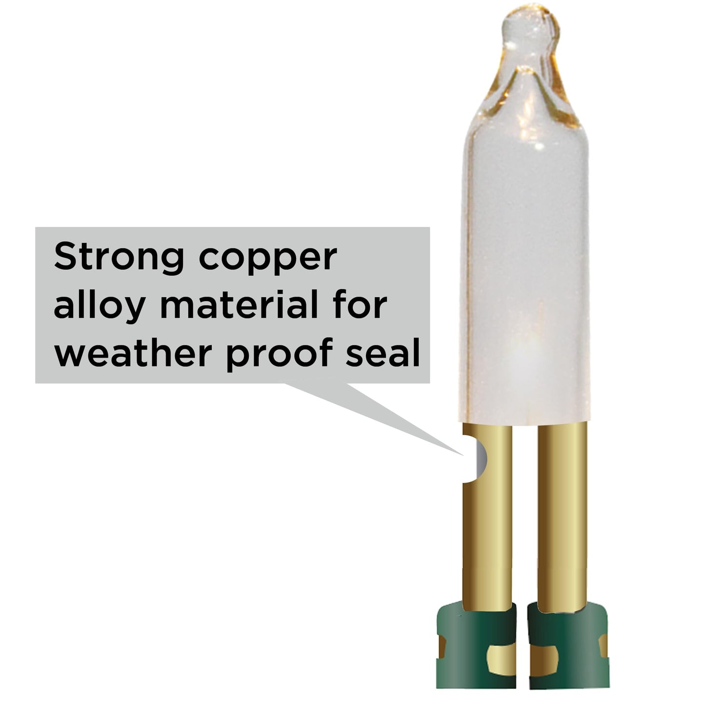 Brite Star 100 Count Mini String Christmas Lights, Green - 22 feet Indoor/Outdoor Christmas Tree Lights with Green Wire