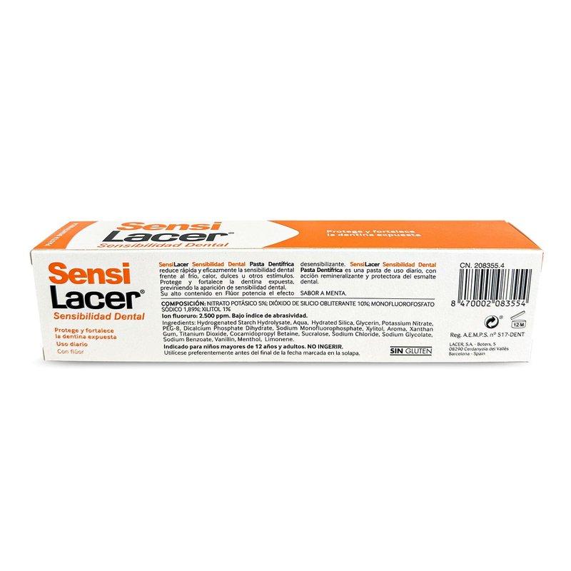 Lacer Sensilacer Pasta 125Ml