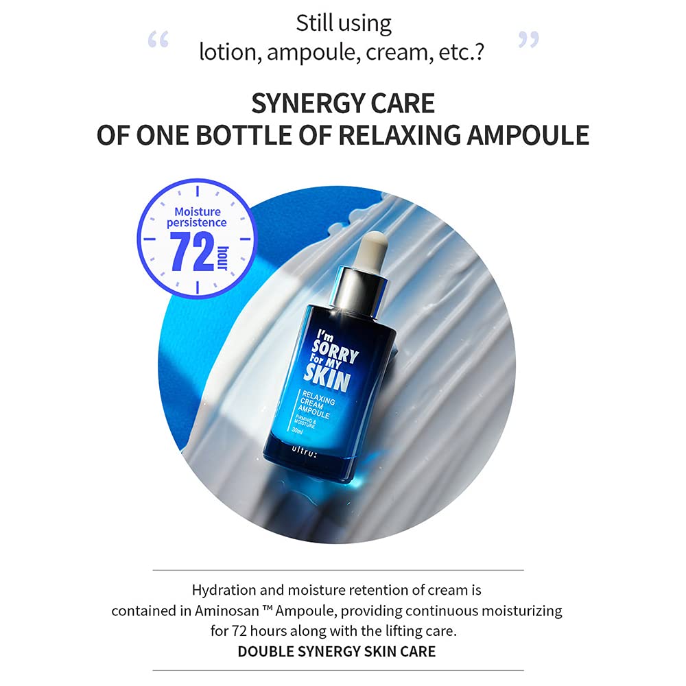Relaxing Skin Cream Ampoule - Soothing Hydration for All Skin Types