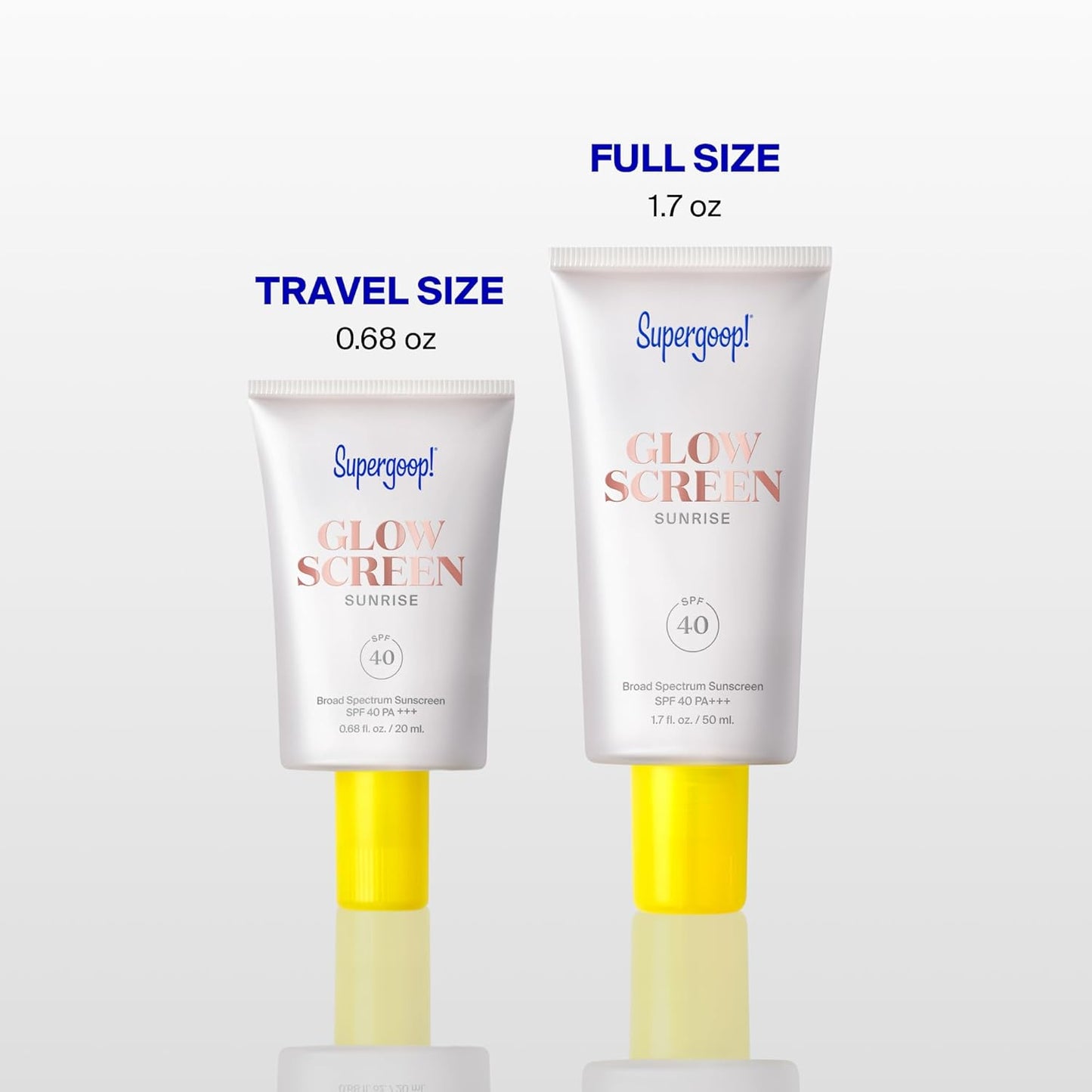 Supergoop! Glowscreen SPF 40 - Tinted Sunscreen Primer with Hydration & Blue Light Protection | 1.7 oz