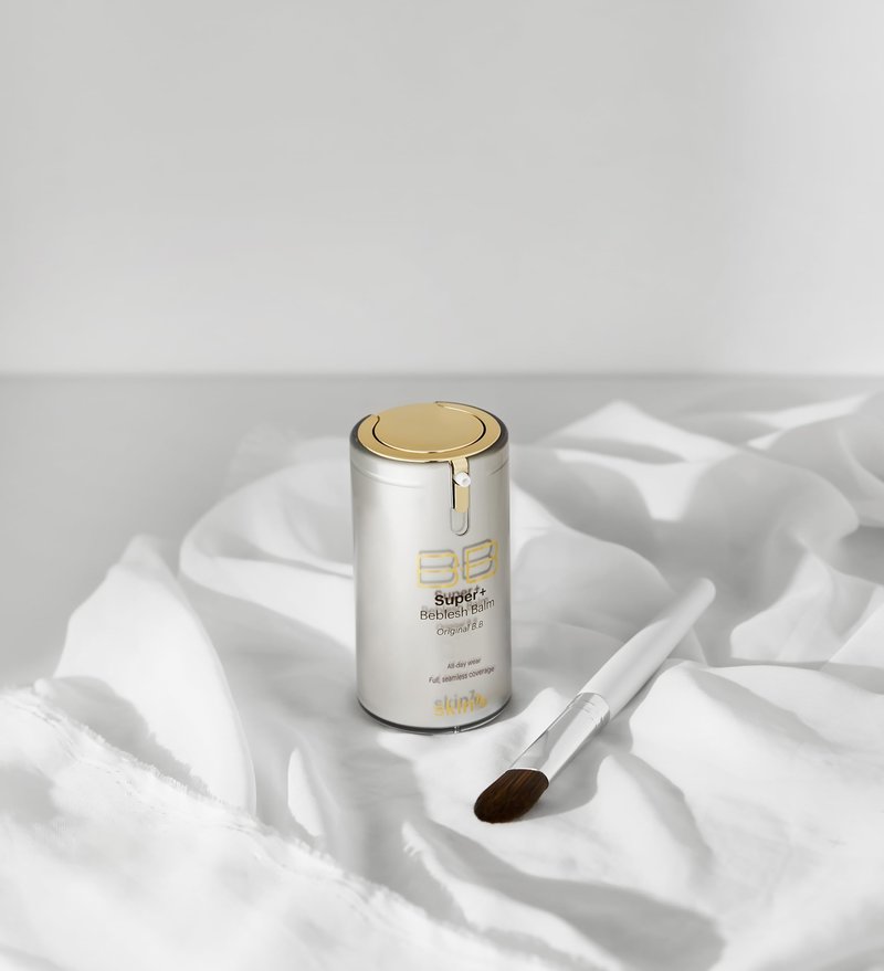 SKIN79 Gold BB Super Plus Beblesh Balm Cream 40g 1 Pack - Made in Korea, US Exclusive Version K Beauty Flawless Radiant Base Foundation Makeup Blemish Cover Tinted Moisturizer Natural 21 Color
