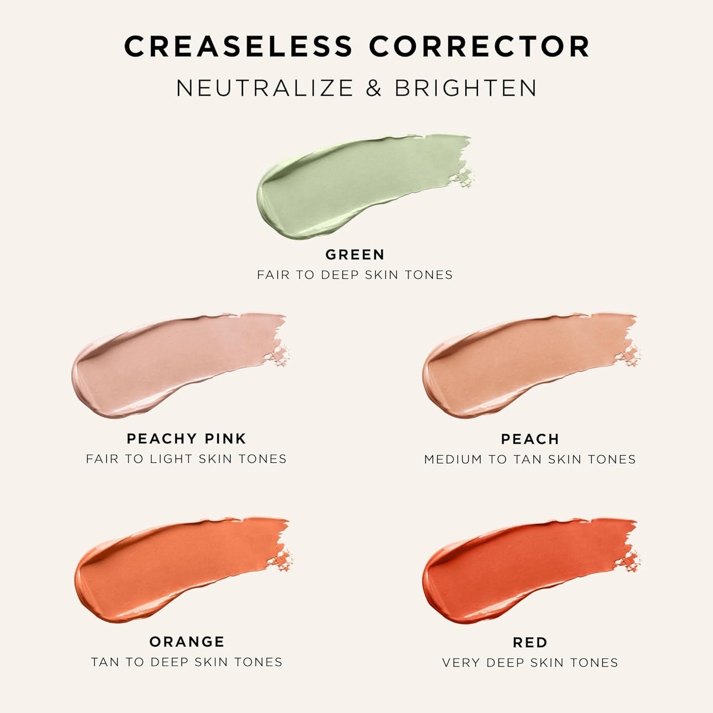 Tarte Creaseless Corrector - Blendable Dark Circle & Blemish Concealer | Hydrating, Vegan, Cruelty-Free