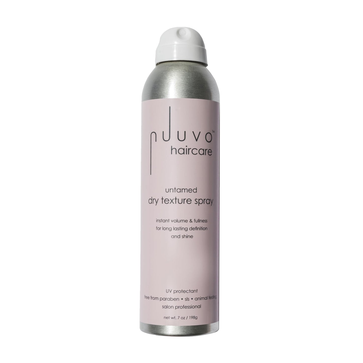 Nuuvo Untamed Dry Texture Spray - Volumizing & Texturizing Spray for Lightweight Effortless Styles, UV Protection, Matte Finish, Cruelty-Free, 7oz