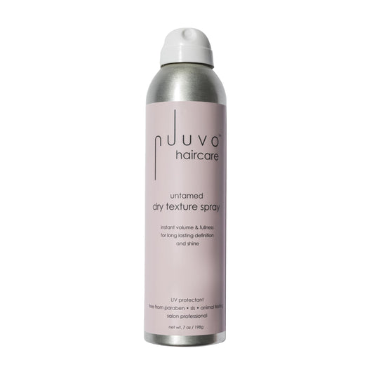 Nuuvo Untamed Dry Texture Spray - Volumizing & Texturizing Spray for Lightweight Effortless Styles, UV Protection, Matte Finish, Cruelty-Free, 7oz